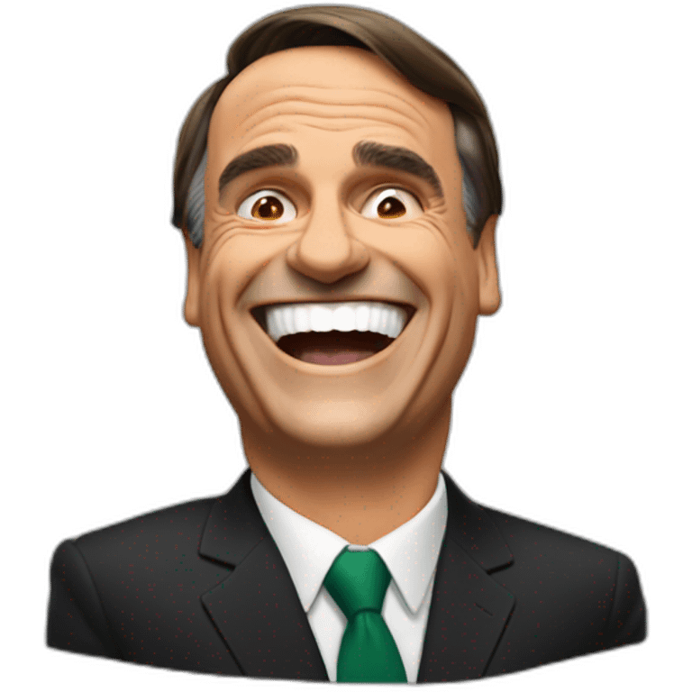 Bolsonaro-laughing emoji