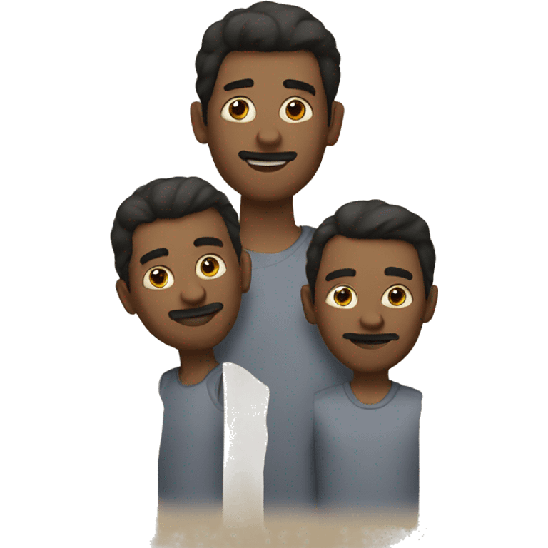 three men emoji