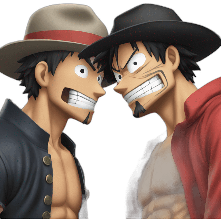 Luffy vs akainu emoji