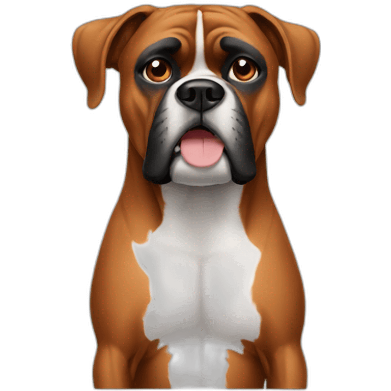 Boxer dog emoji