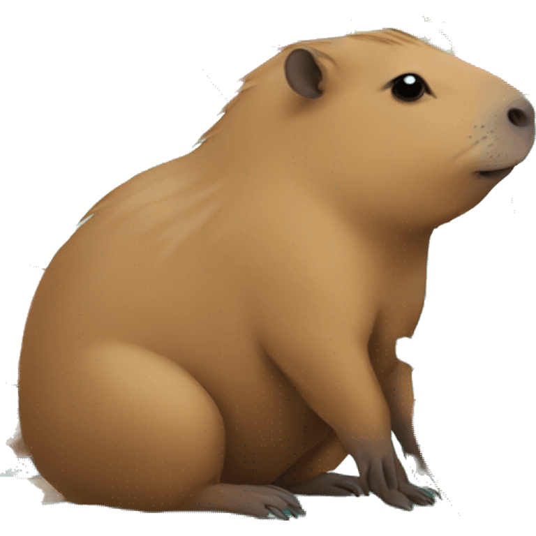 capybara with strawberries emoji