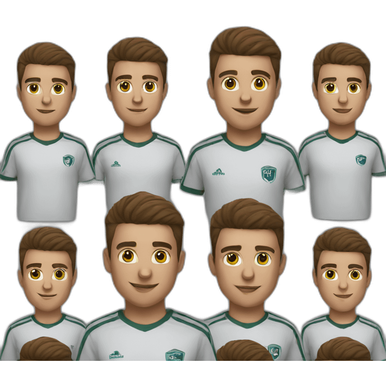  boy realistic football t-shirt emoji