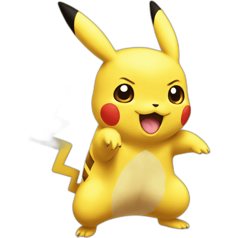 Pikachu from pokemon emoji