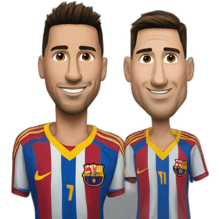 Ronaldo und Messi emoji