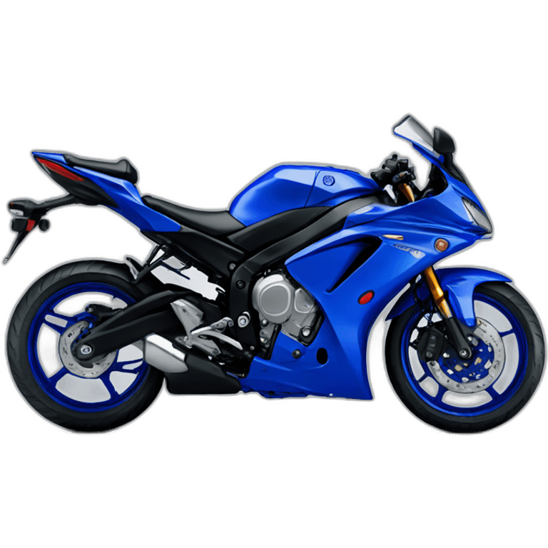 Yamaha blue motorcycle emoji