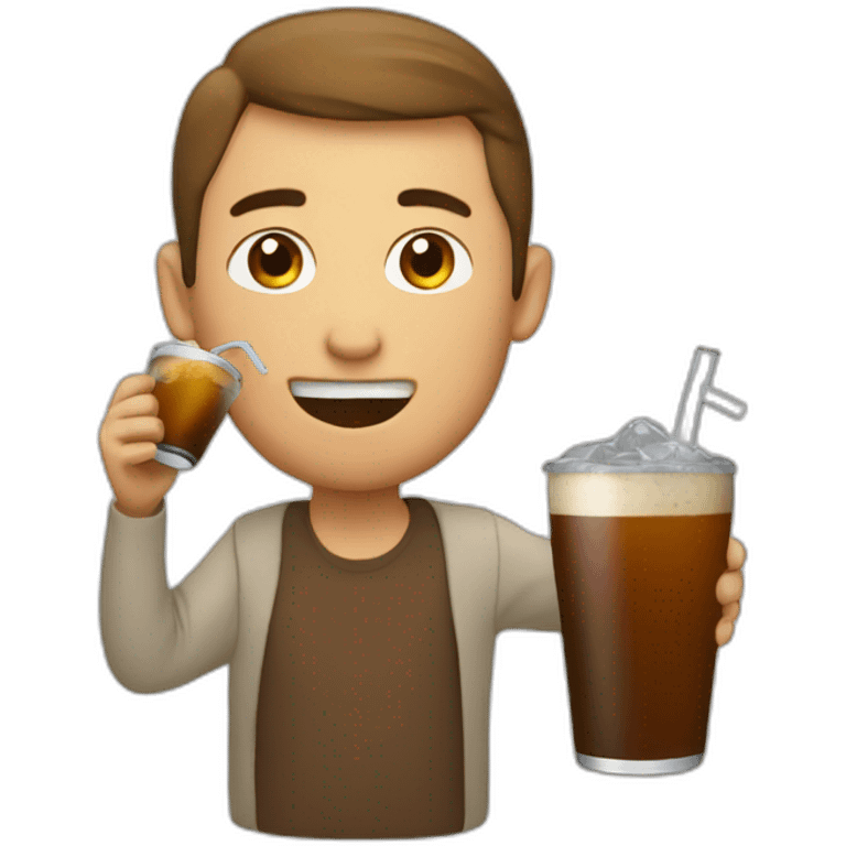 guy drinking mate emoji