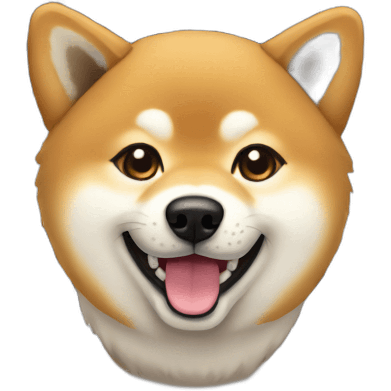 shiba inu playing. keyboard emoji