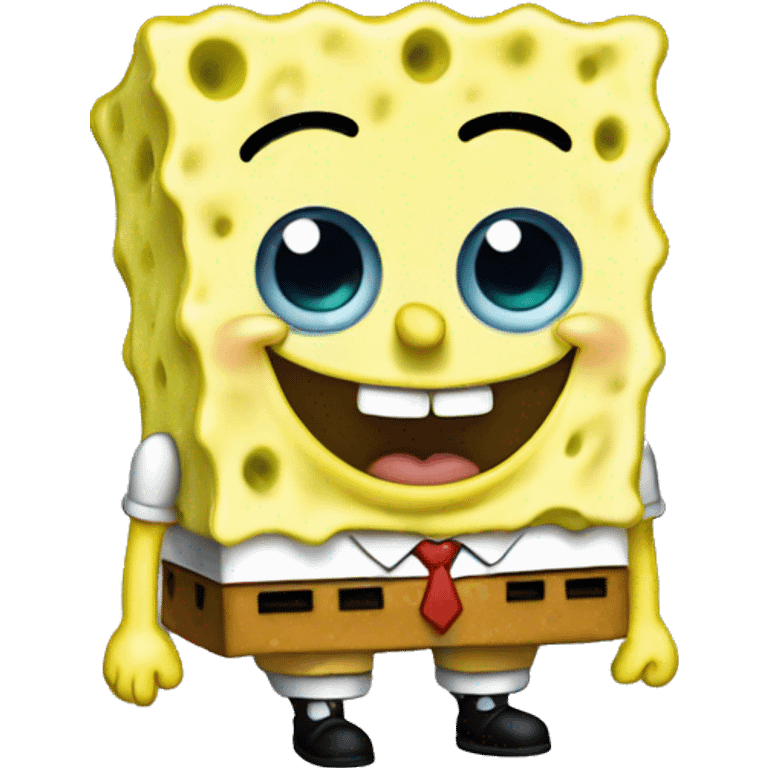 cute baby sponge bob emoji