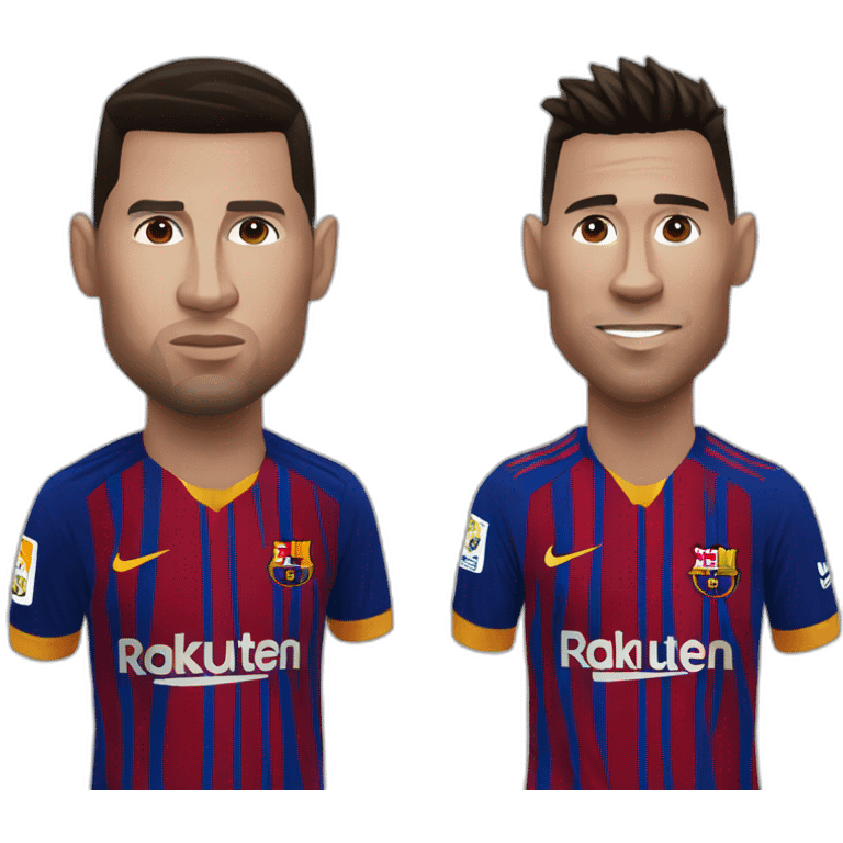 Messi vs ronaldo emoji