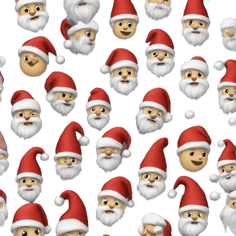 Santa gnome emoji