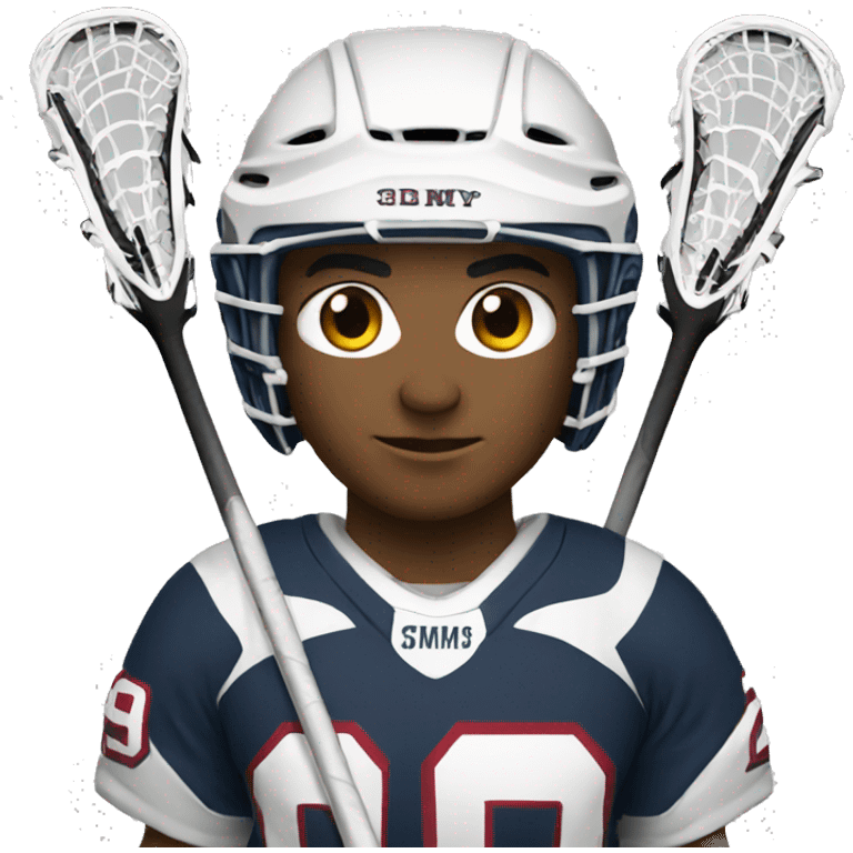  Minuteman lacrosse player emoji