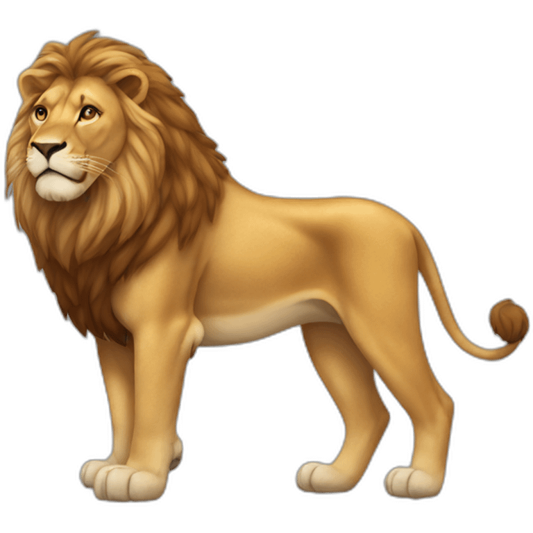 Full-body-lion emoji