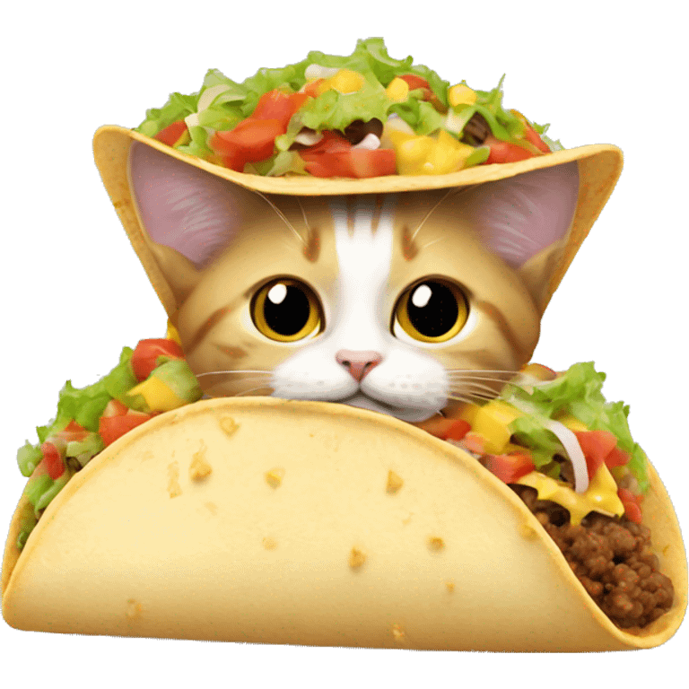 Cat as a Taco emoji