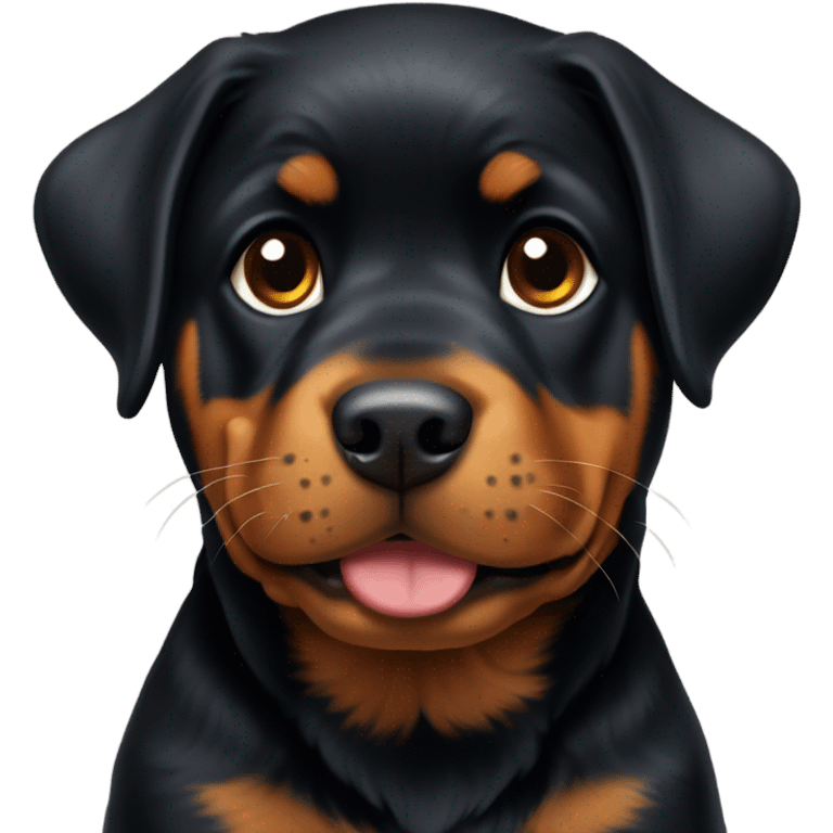 rottweiler puppy emoji