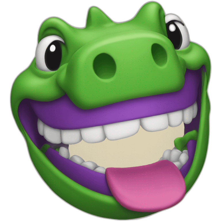 barney dinosaur emoji