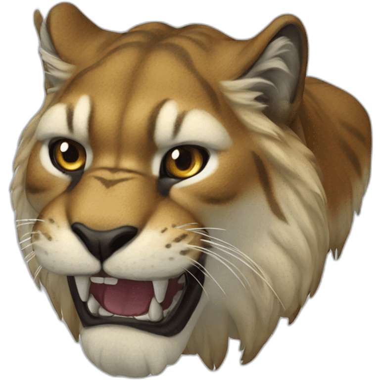 sabre tooth cat emoji