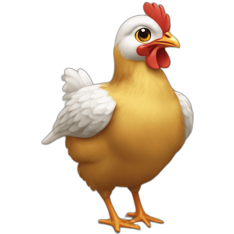 un poussin emoji