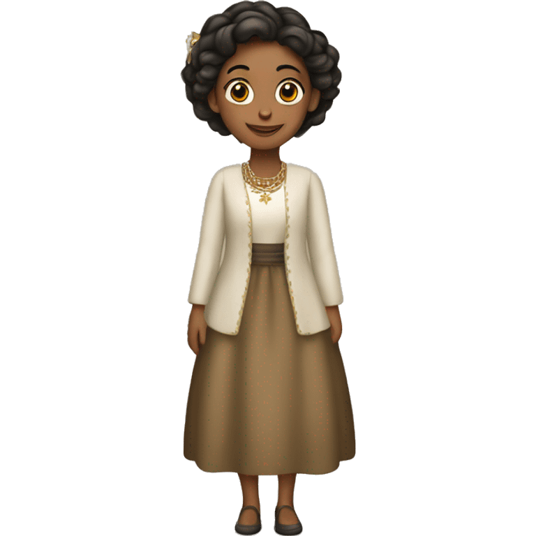 jewish princess with modest dress emoji