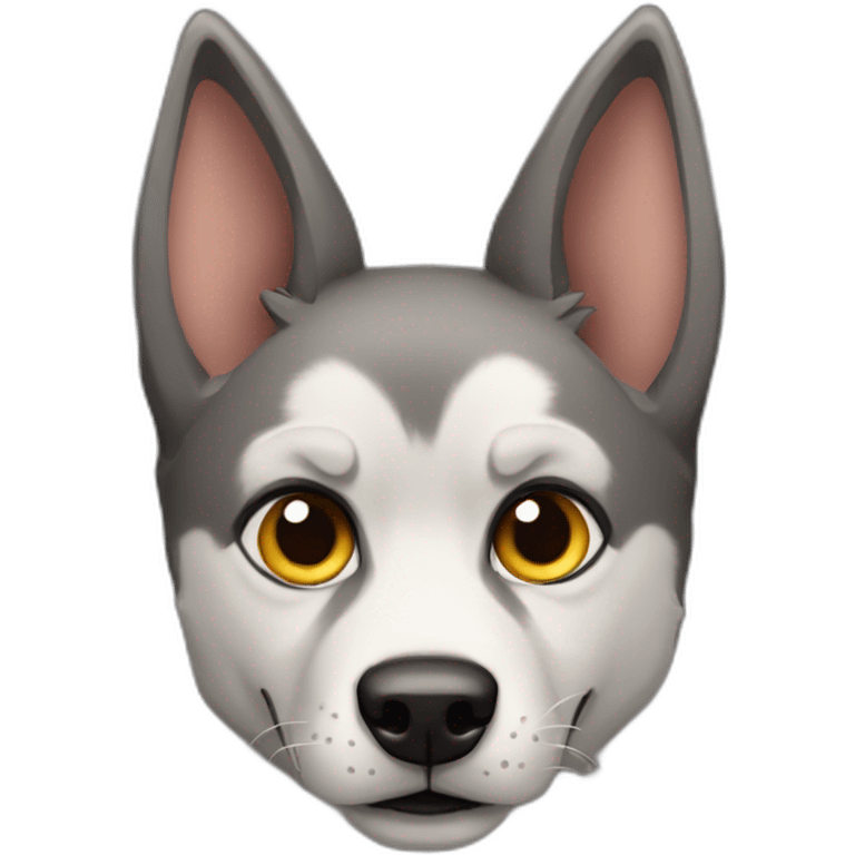 perro lobo emoji