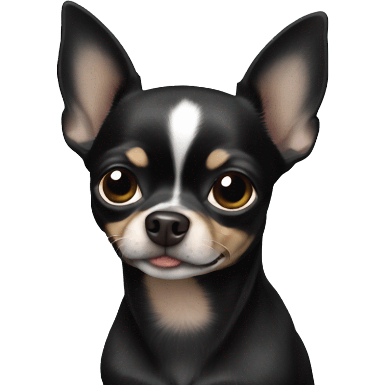 all black chihuahua emoji