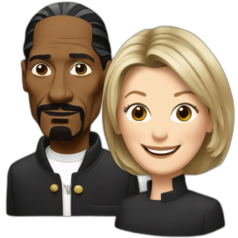 Snoop Dogg and Martha Stewart emoji