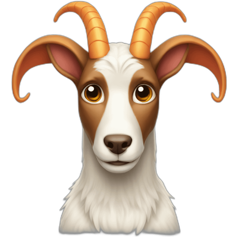 Dog-goat-dragon emoji