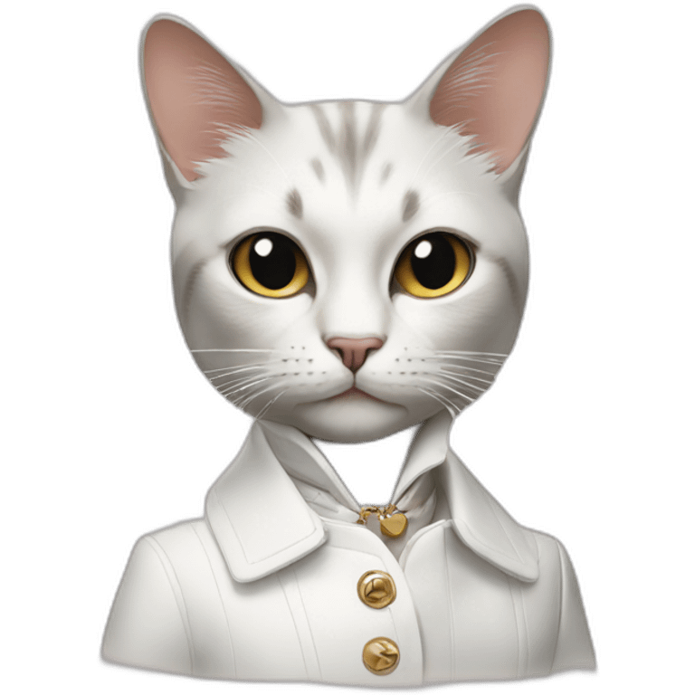 dior fashionable cat emoji