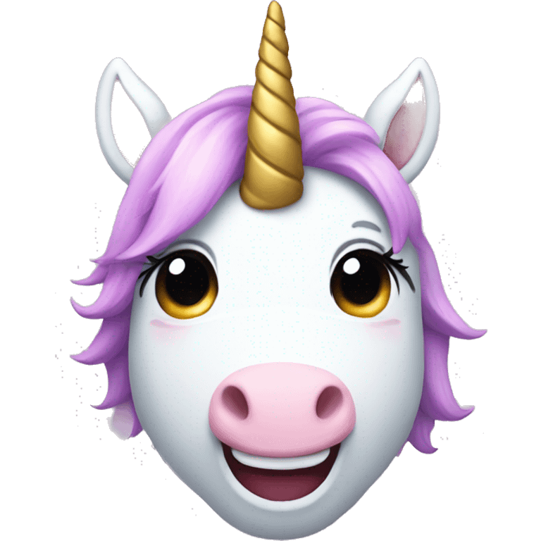 unicorn smile emoji