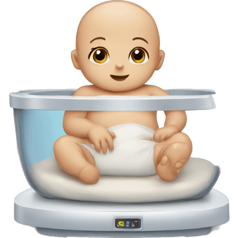 Baby in incubator emoji