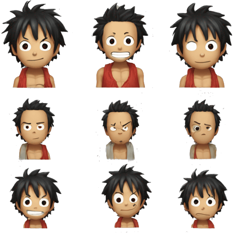 Luffy rigole  emoji