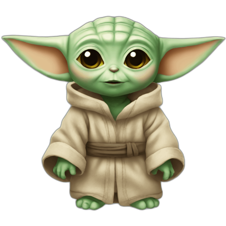 Baby yoda cute emoji