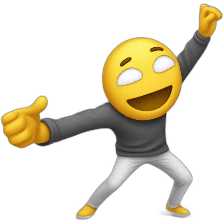 Personne qui fait un DAB emoji