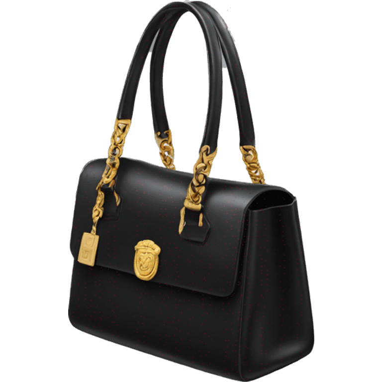 Black Versace bag emoji