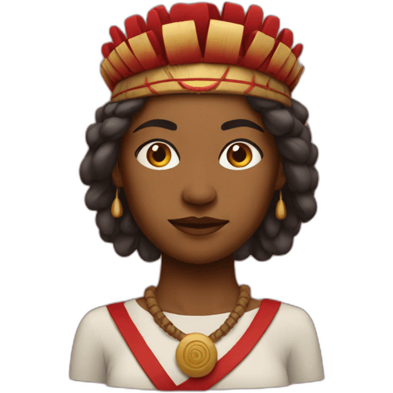 Chief red girl  emoji