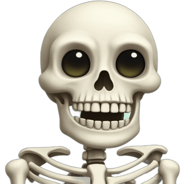 friendly large skeleton emoji