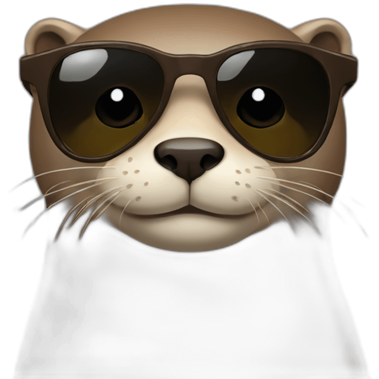 otter sunglasses emoji