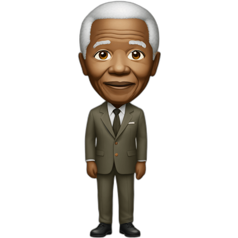 nelson mandela full body emoji