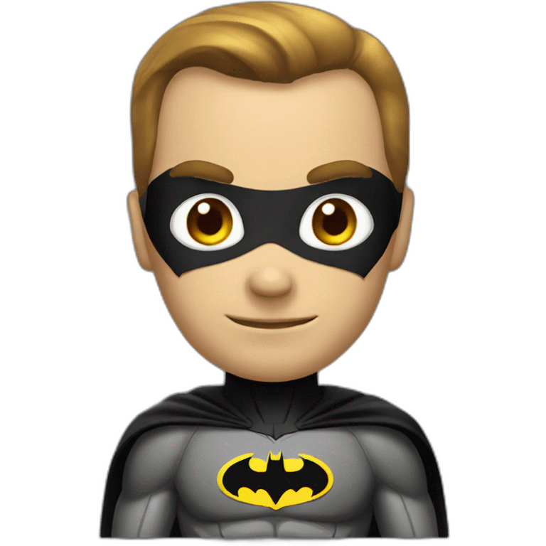 Batman, standing emoji