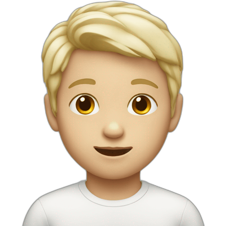 white little boy emoji