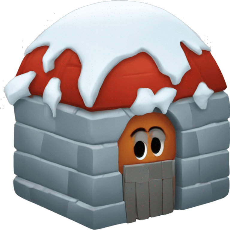 igloo danger sign emoji