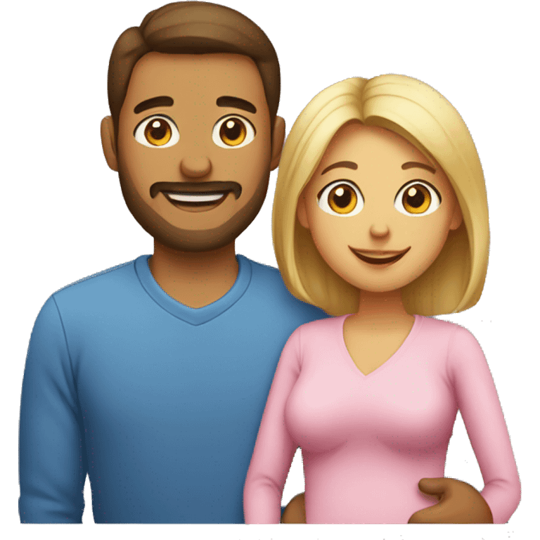 mom, dad, and baby emoji