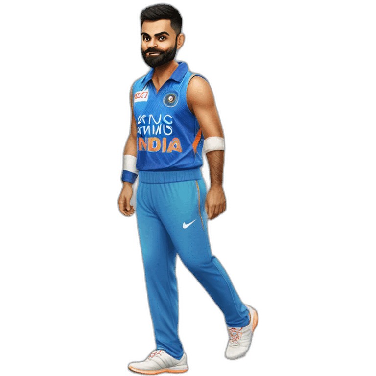 virat kohli full body image emoji