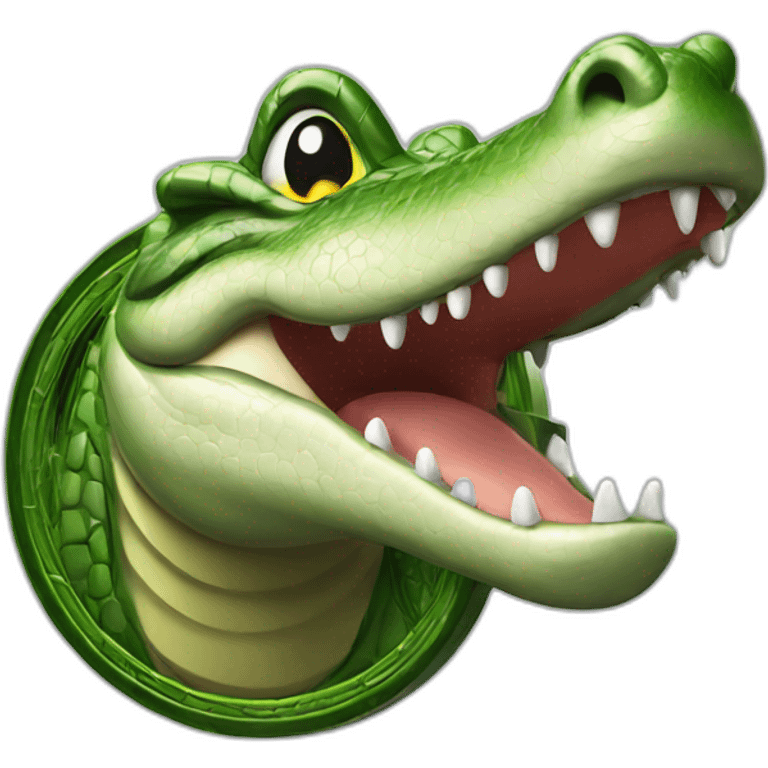 alligator coin emoji