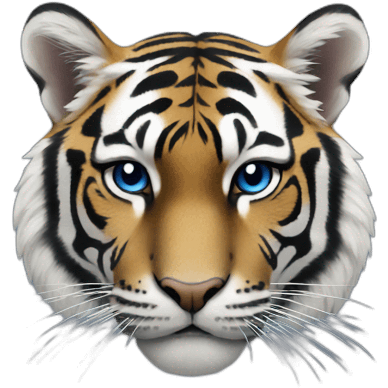 Tigre bleu emoji