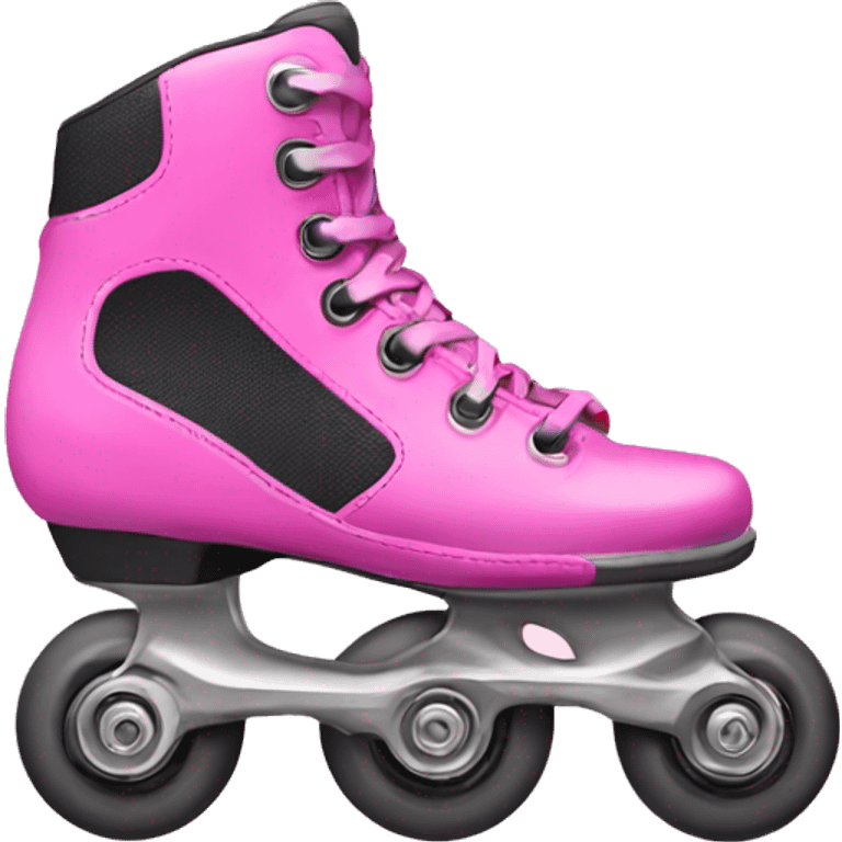 Pink inline skate  emoji