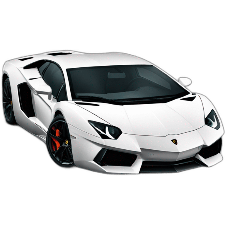 Lamborghini Aventador emoji