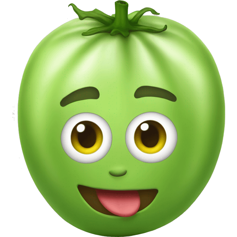 Green tomato emoji