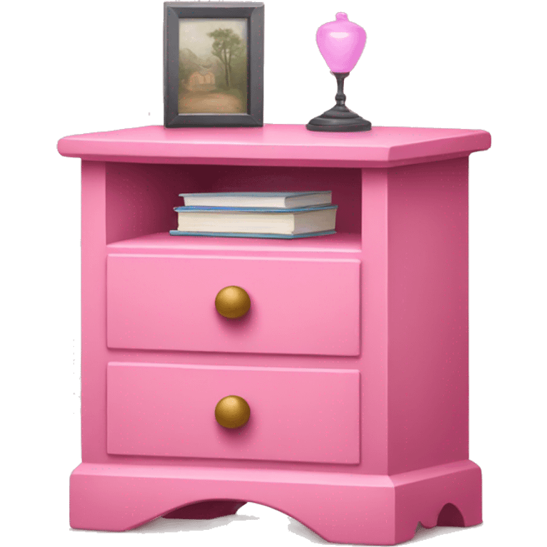 pink nightstand  emoji