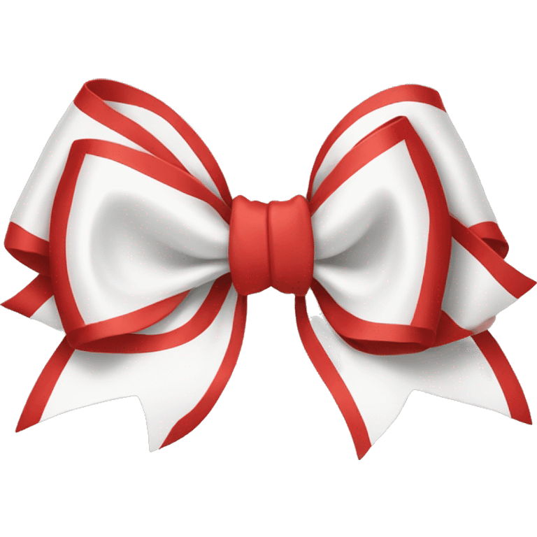 Red and white bow emoji