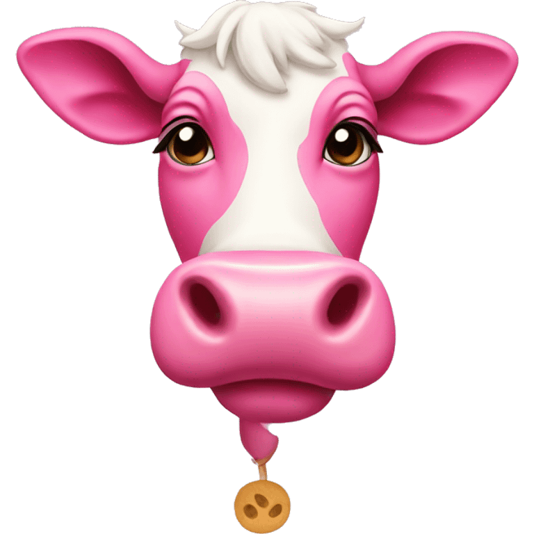 pink cow emoji